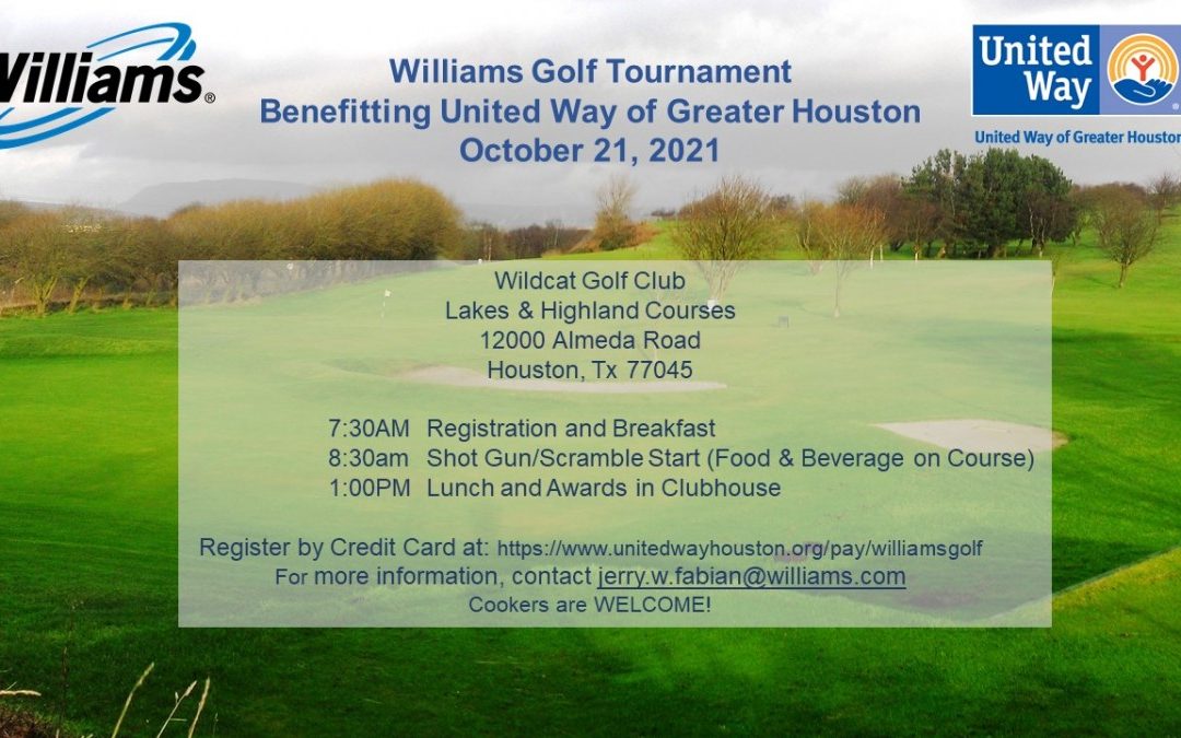 Williams United Way Golf Tournament HTX – 2021