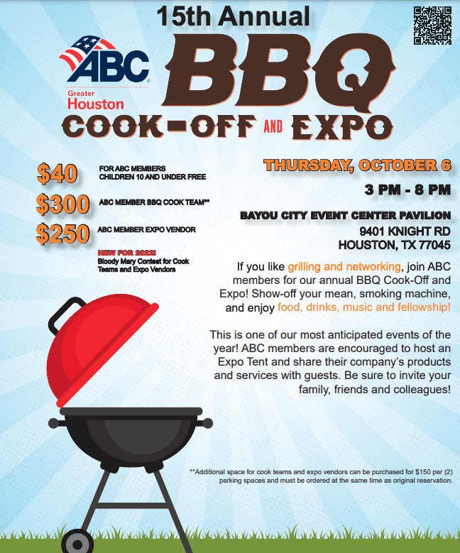 Register Now for the 15th Annual ABC Greater Houston BBQ Cookoff and