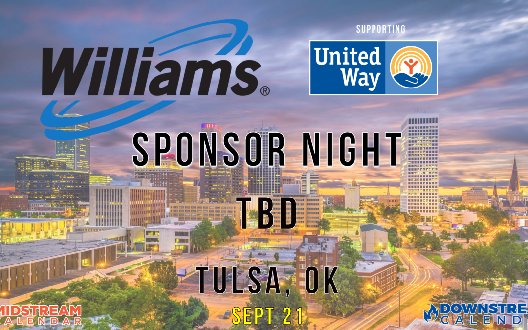 (tbd) Sponsor Night for 2022 Williams Tulsa United Way Sept 21