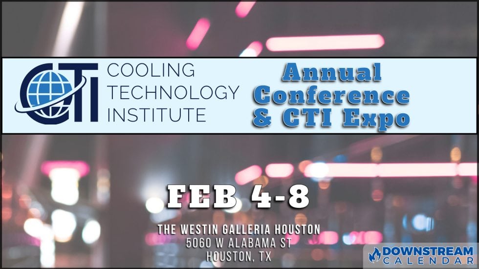 Register For The 2024 Cooling Technology Institute 2024 Annual   2024 Cooling Technology Institute Annual Conference And Expo Downstream Calendar 980x551 