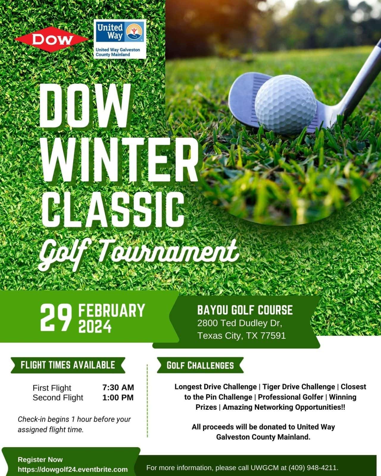 Register Now for the Dow Chemical Winter Classic Golf Tournament