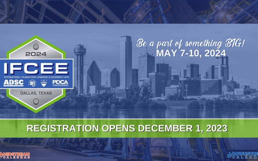 Register Now for the 2024 International Foundations Congress & Equipment Expo (IFCEE 2024) May 7-May 10 – Dallas