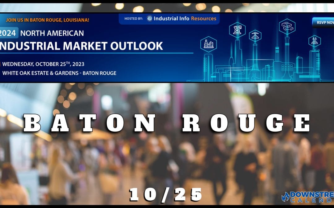 FREE Event: IIR 2024 Market Outlook Presentation and Networking Event October 25, 2023 – Baton Rouge