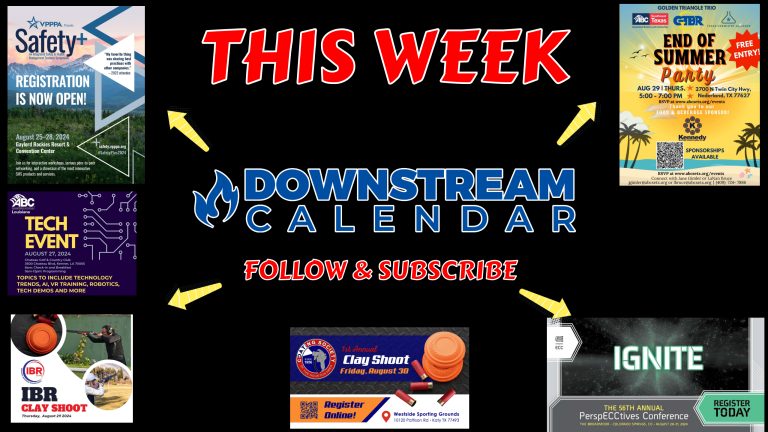 This Week August 25 Downstream RunDOWN