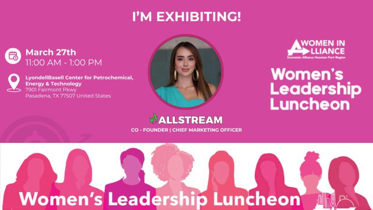 Allstream Energy Partners to Exhibit the Women’s Leadership Luncheon – Downstream Calendar’s Marketing Division