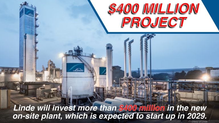 $400 Million Project: Linde Signs Long-Term Agreement to Supply Industrial Gases to World-Scale Low-Carbon Ammonia Facility in Louisiana