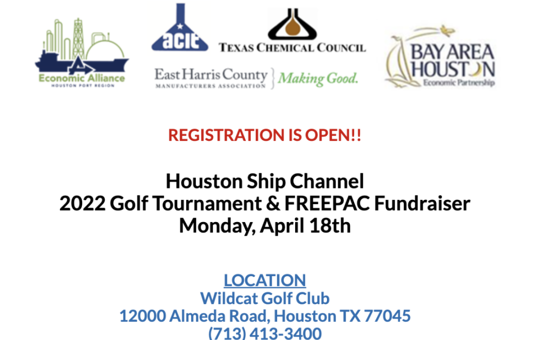 Register Now for the ACIT Texas Chemical Council Golf Tournament April 18th – Houston