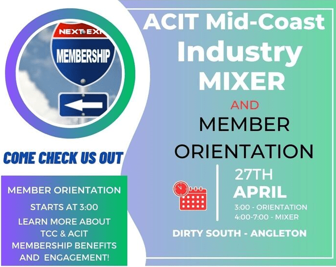 ACIT Mid-Coast Industry Networking Mixer Thursday, April 27th