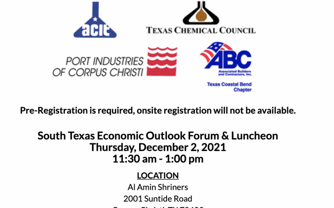 South Texas Economic Outlook Forum & Luncheon Dec 2nd