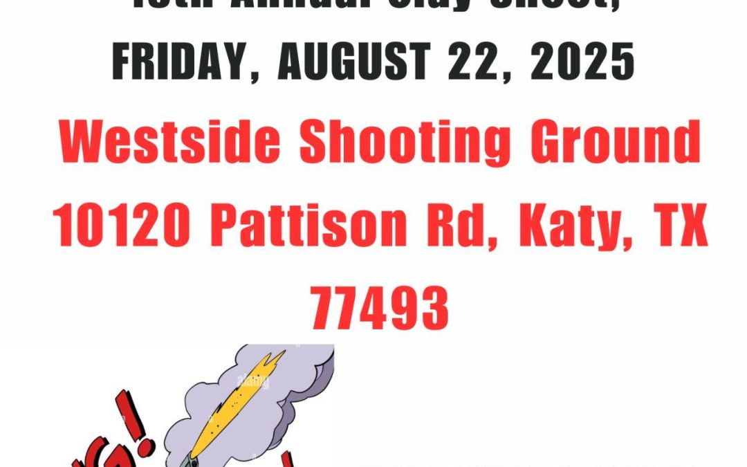 SAVE THE DATE: AMPP Houston Chapter 13th Annual Clay Shoot – August 22, 20205 – Katy, TX