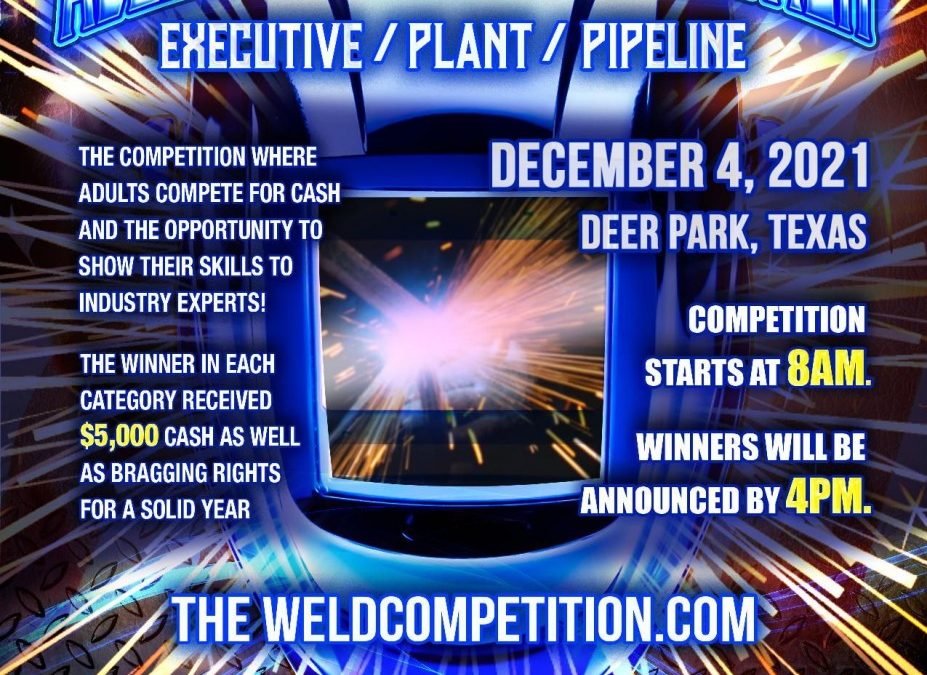 Register Now for Adult Welding Competition 12/4