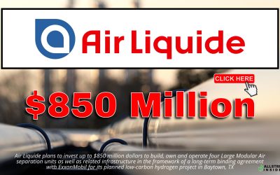 $850 Million: Decarbonization: Air Liquide selected to invest up to $850 MUSD in largest low-carbon oxygen production in the Americas