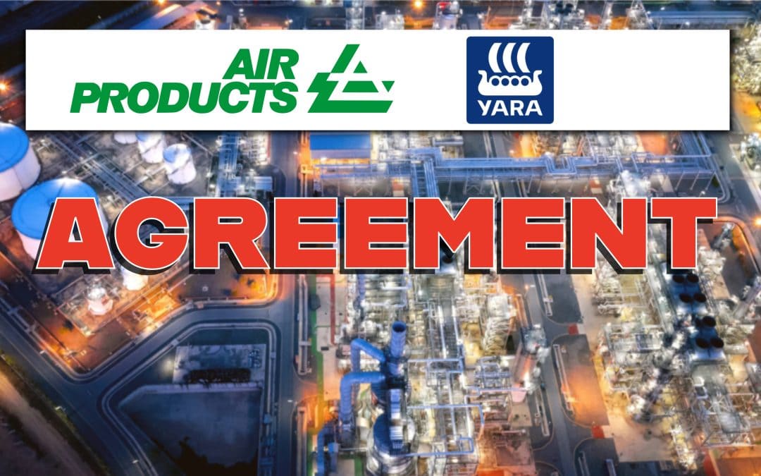 Air Products and Yara in Advanced Negotiations to Partner on Low-emission Ammonia Projects
