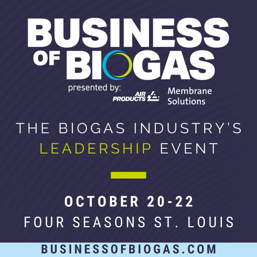 Register Now for the American Biogas Council Business of Biogas – Oct 20 – Oct 22, 2026 – St. Louis, MO