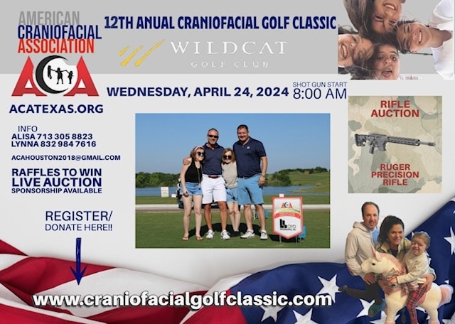 Register now for the 2024 Craniofacial Golf Classic April 24, 2024 – Houston