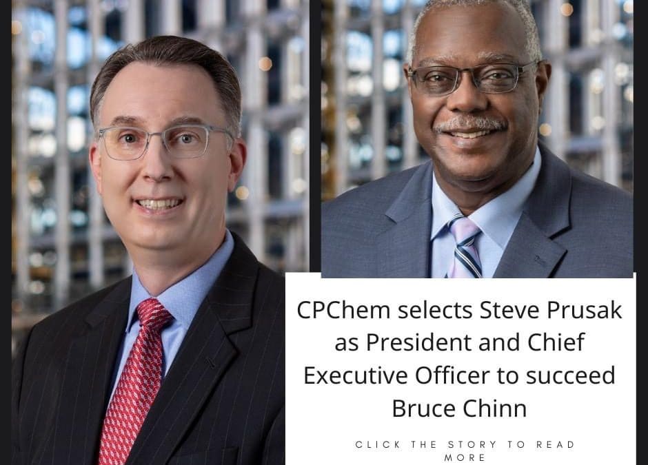 Steve Prusak to become CPChem President and Chief Executive Officer