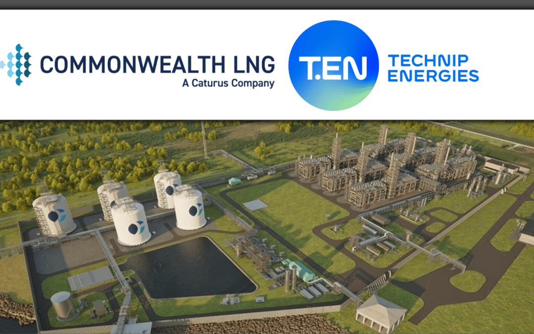 Technip Energies awarded a large authorization by Commonwealth LNG for key equipment purchase orders