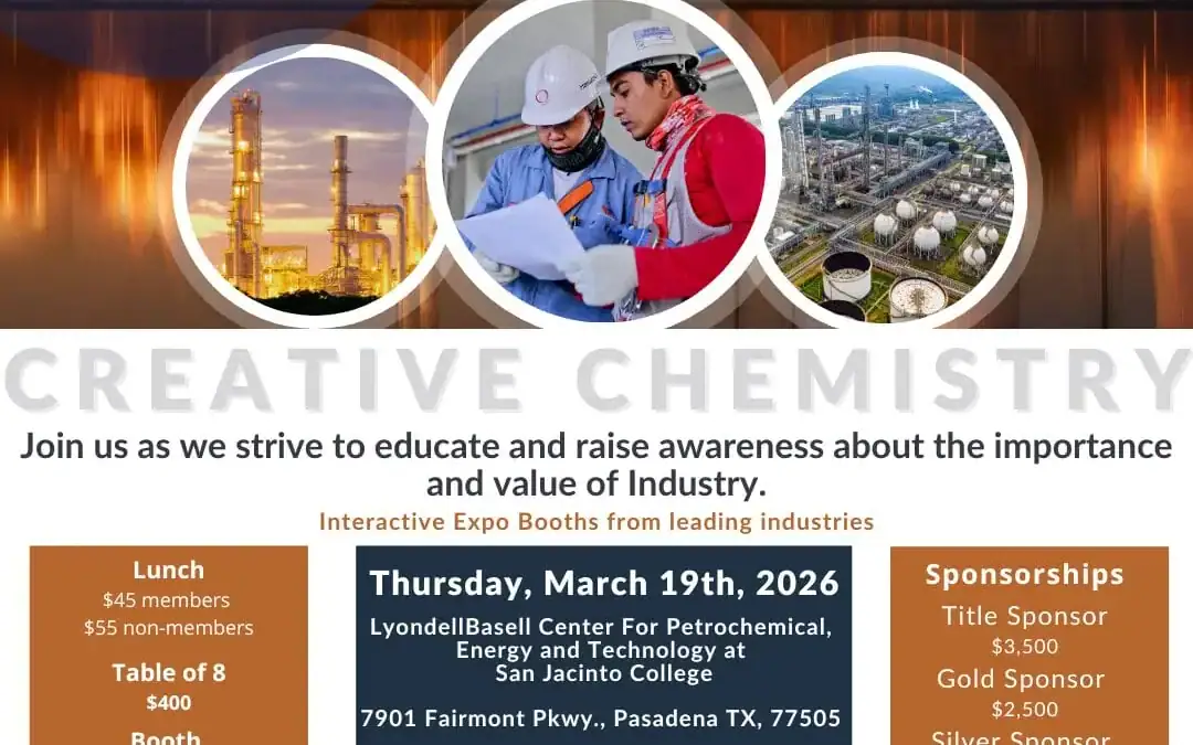 Register Now for the Deer Park Chamber of Commerce Gulf Coast Chemistry Day 2026 – March 19, 2026 – Pasadena, TX