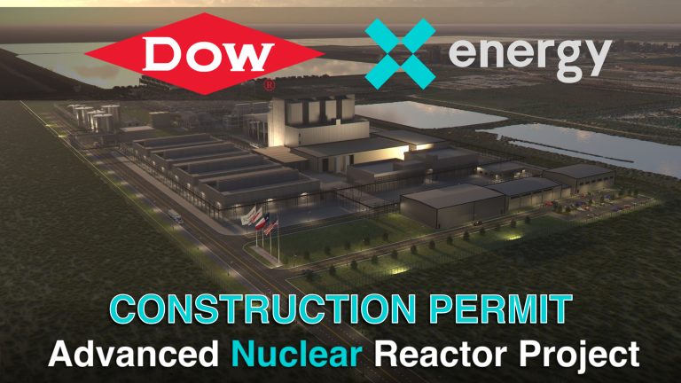 Dow and X-energy Submit Construction Permit Application to the U.S. Nuclear Regulatory Commission