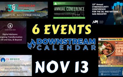 TODAY : 6 Events In Downstream