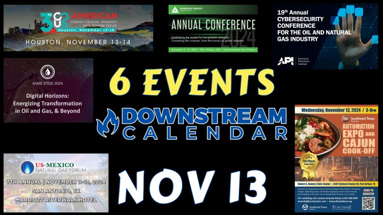 TODAY : 6 Events In Downstream