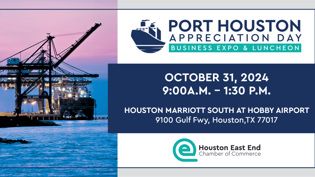 2024 Port Houston Appreciation Business Expo & Luncheon on October 31st, 2024