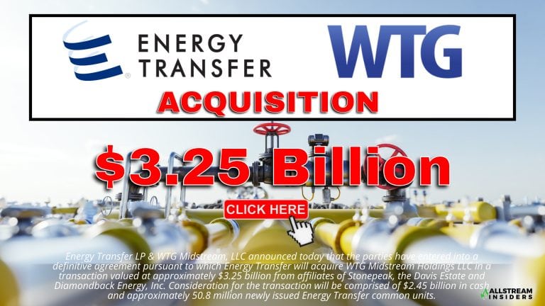 BREAKING $3.25 Billion Deal: Energy Transfer to Acquire WTG Midstream in a $3.25 Billion Transaction