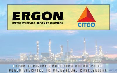 Aug 31: Ergon Refining Announces Purchase of Fuels Terminal in Vicksburg, Mississippi