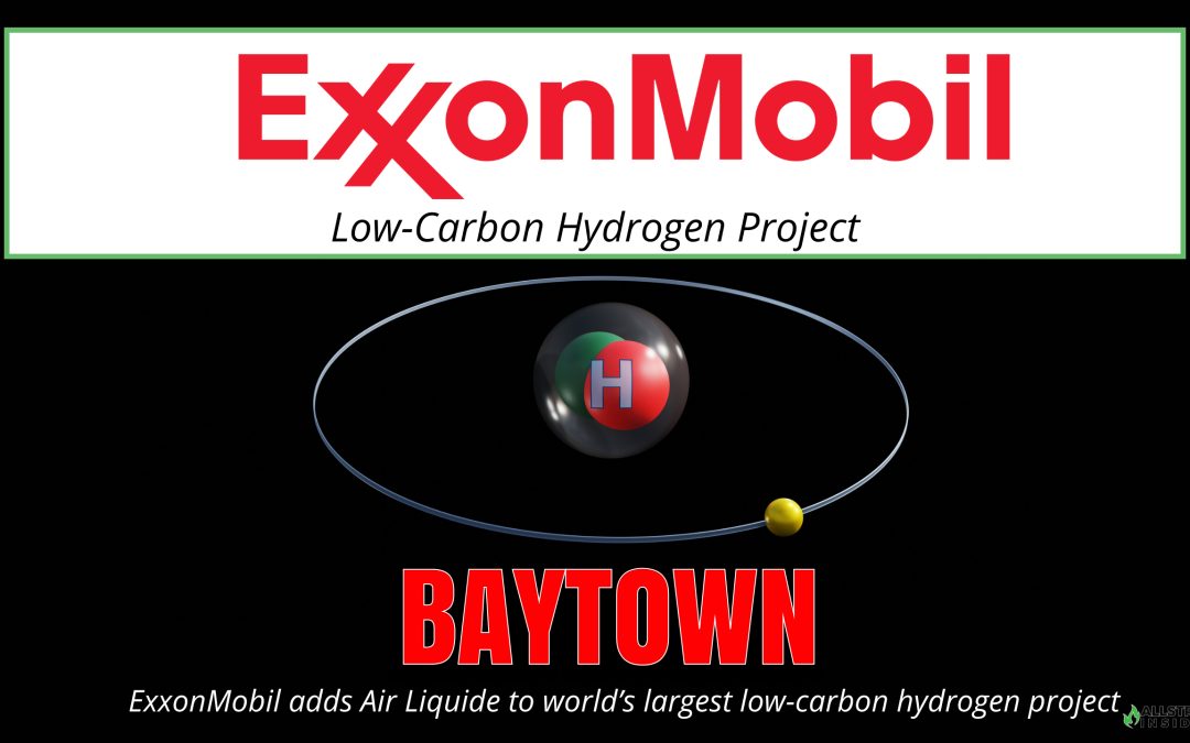 ExxonMobil adds Air Liquide to world’s largest low-carbon hydrogen project