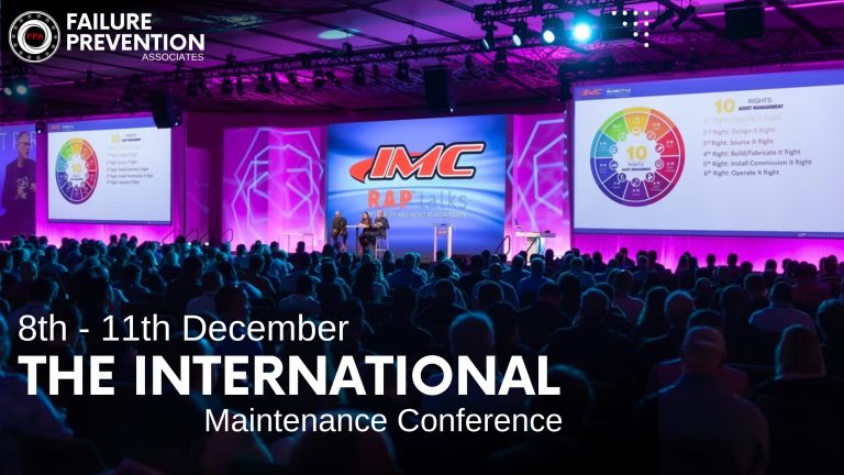 Failure Prevention Associates Champions “The Speed of Reliability” at 39th International Maintenance Conference – IMC 2025