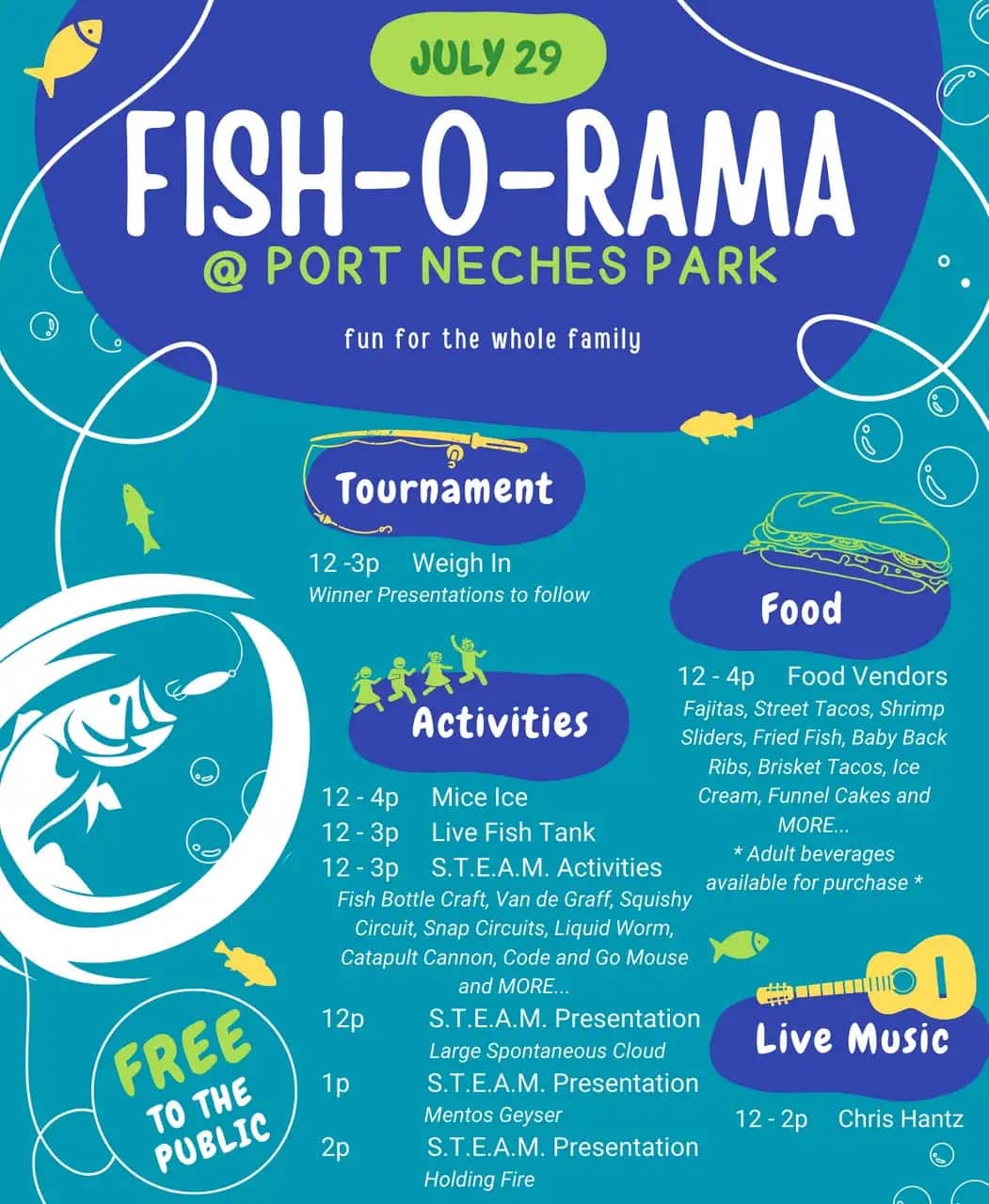 2nd Annual Indorama FishORama July 28, 29, 2023 Fishing Tournament