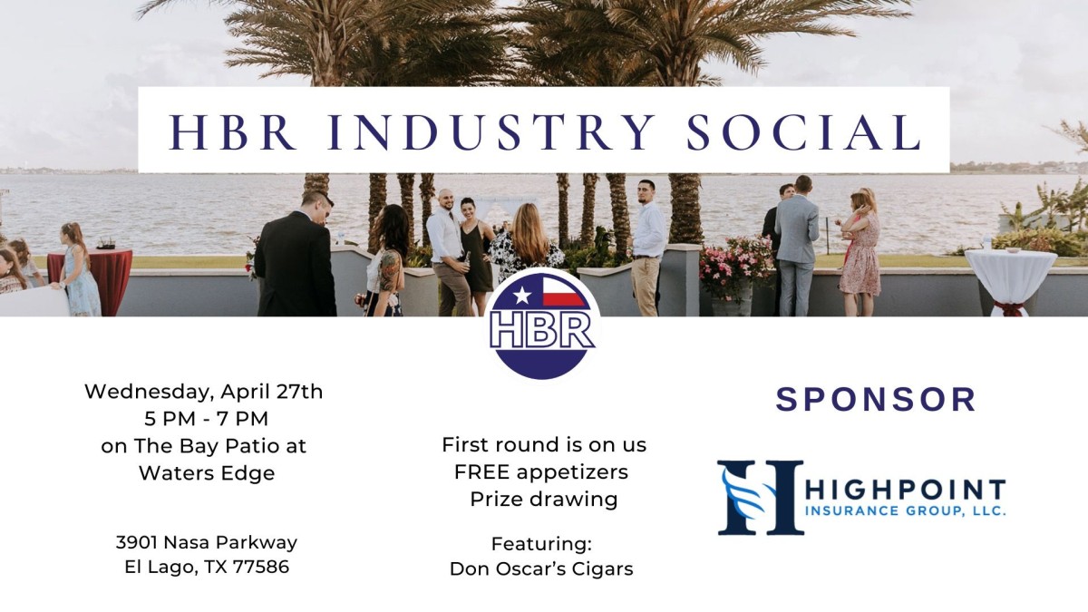 Houston Business Roundtable Social 4/27 Waters Edge Venue (By NASA