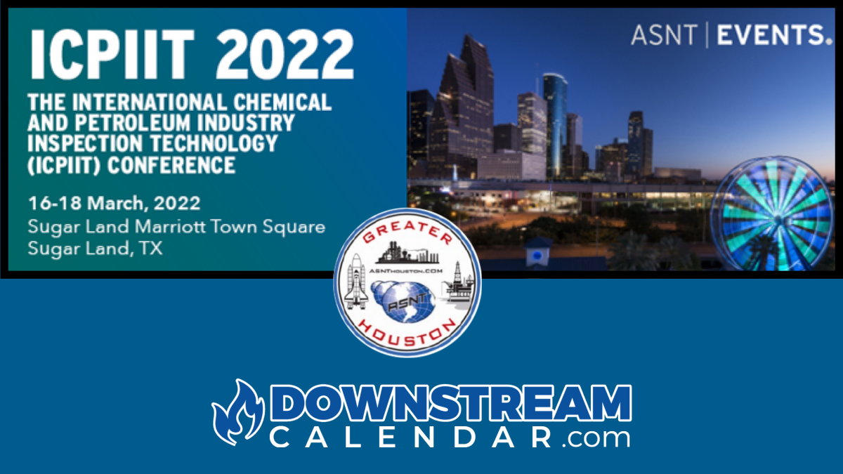 Downstream Calendar Events Houston for NDE and NDT