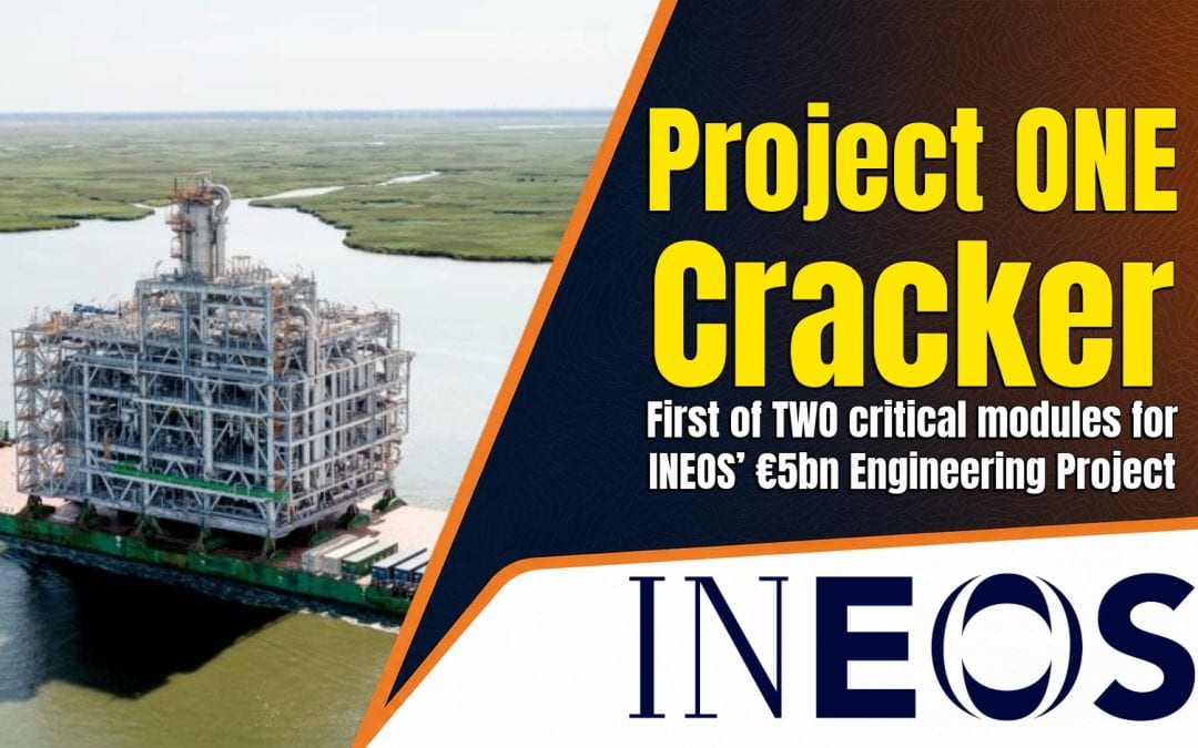 INEOS Project ONE modules escape Strait of Hormuz to reach Antwerp.