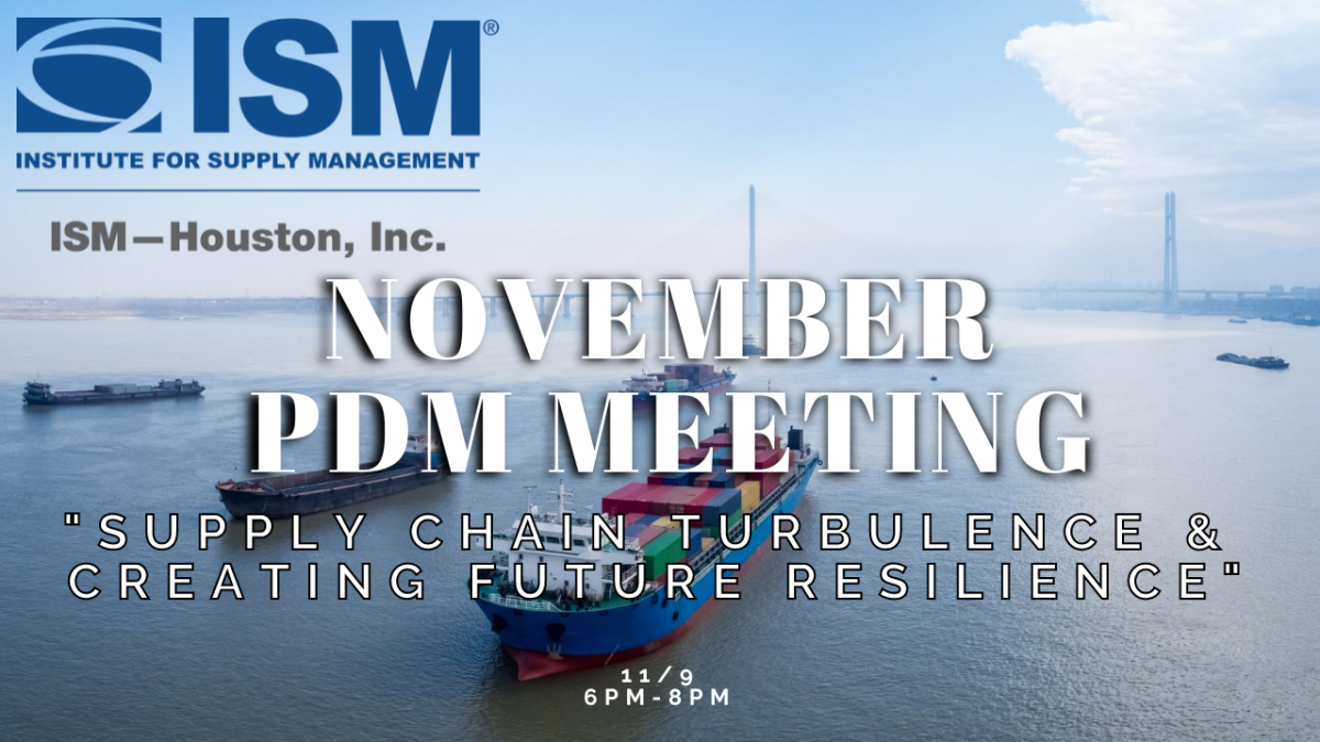 Downstream Calendar Events Institute For Supply Management
