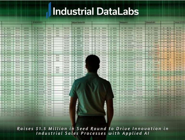 Industrial Data Labs Raises $1.5 Million in Seed Round to Drive Innovation in Industrial Sales Processes with Applied AI