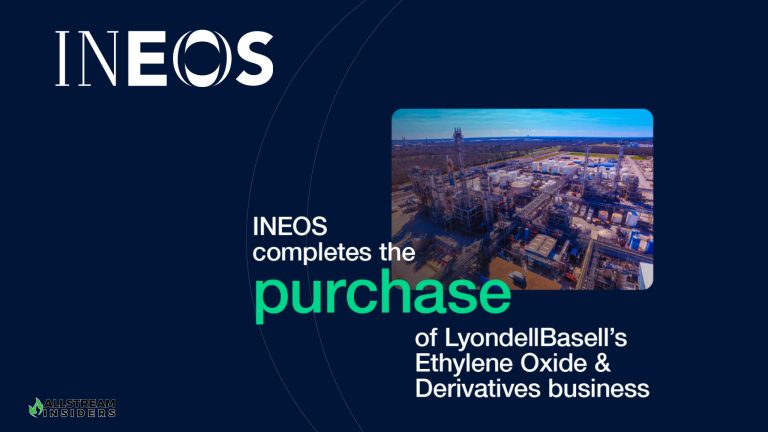 May 1: INEOS Completes Purchase of LyondellBasell’s Ethylene Oxide and Derivatives Business
