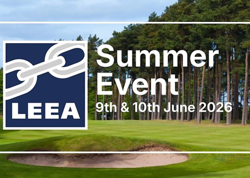 Register Now for The Lifting Equipment Engineers Association (LEEA) Summer Event 2026 – June 9 – June 10, 2026 – Lincolnshire, UK