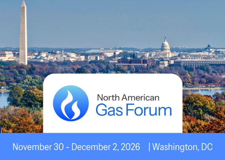 Register Now for the North American Gas Forum 2026 – Nov 30 – Dec 2, 2026 – Washington, DC