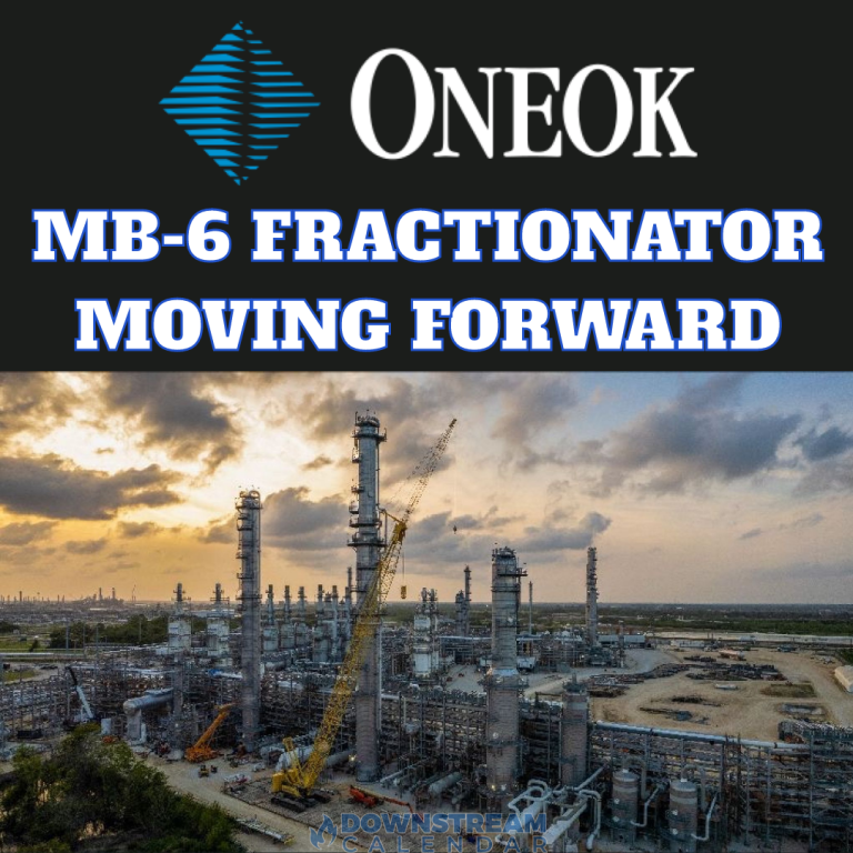 Jan 2023 – ONEOK Mont Belvieu to Build MB-6 – Fractionator