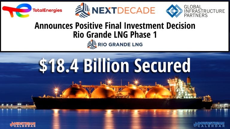 Breaking: July 12 – $18.4 Billion Financial Commitments- NextDecade Announces Positive Final Investment Decision on Rio Grande LNG Phase 1