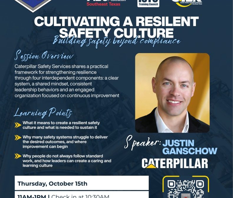 SOLD OUT: MASON Construction Industry Give Back Event – Oct 15, 2026 – Beaumont, TX