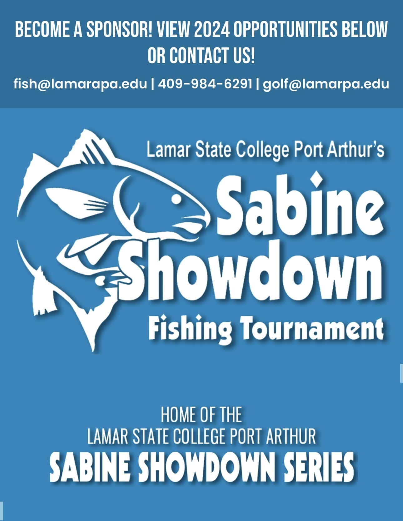 2024 Sabine Showdown Fishing tournament