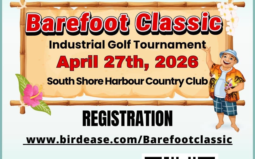 Register Now for the Schafer’s Coastal Bar & Grille 6th Annual Barefoot Classic Industrial Golf Tournament 2026 – April 27, 2026 – League City, TX