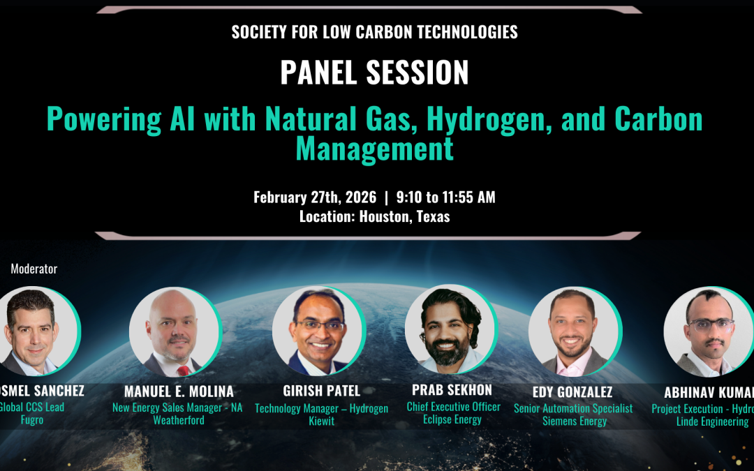 Register Now for the Society for Low Carbon Technologies 2026 Panel Session – February 27, 2026 – Houston, TX