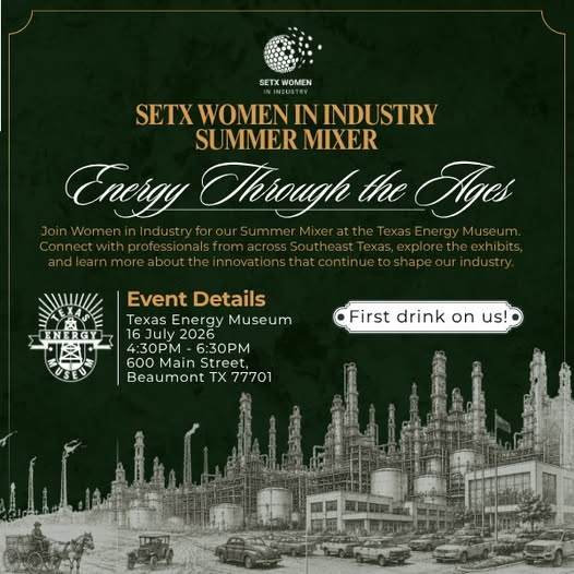Register Now for the Southeast Texas Women in Industry 2026 Summer Mixer – Jul 16, 2026 – Beaumont, TX