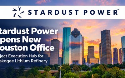 Stardust Power Expands U.S. Operations  with New Houston Office to Support Muskogee Refinery Build