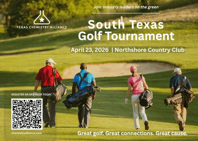 Register Now for the Texas Chemistry Alliance (TCA) South Texas Golf Tournament & FREEPAC Fundraiser – April 23, 2026 – Portland, TX