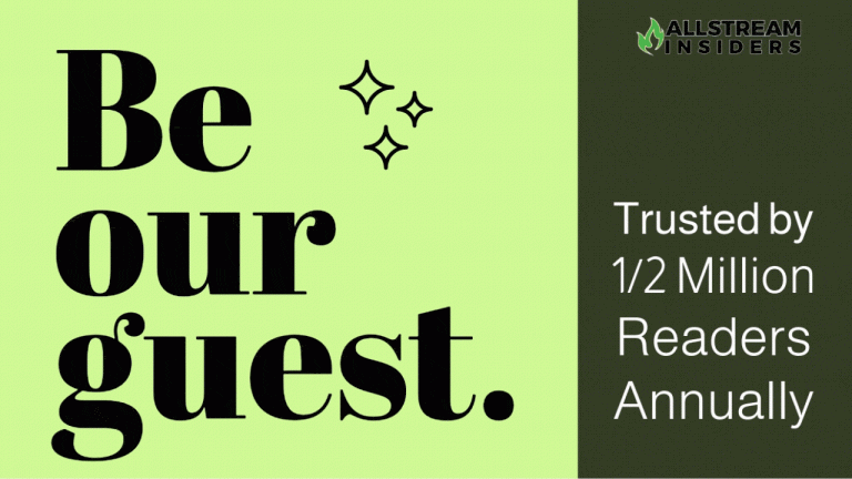 Unlock a FREE feature on AllstreamInsiders.com – 10 FREE Guest Posts Available