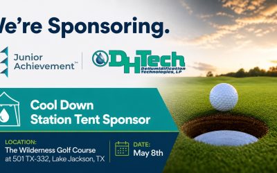 DH Tech Proudly Supports Junior Achievement Brazoria County as Cool Down Tent Sponsor at the 35th Annual Who’s Who Golf Classic May 8